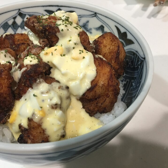 【メインレシピ】唐揚げをアレンジ！タルタル唐揚げ丼